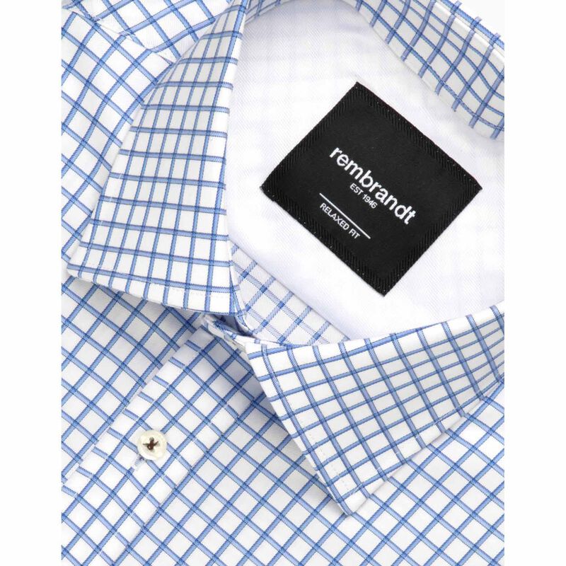 Rembrandt Sinatra Blue Shadow Check Shirt image number 1